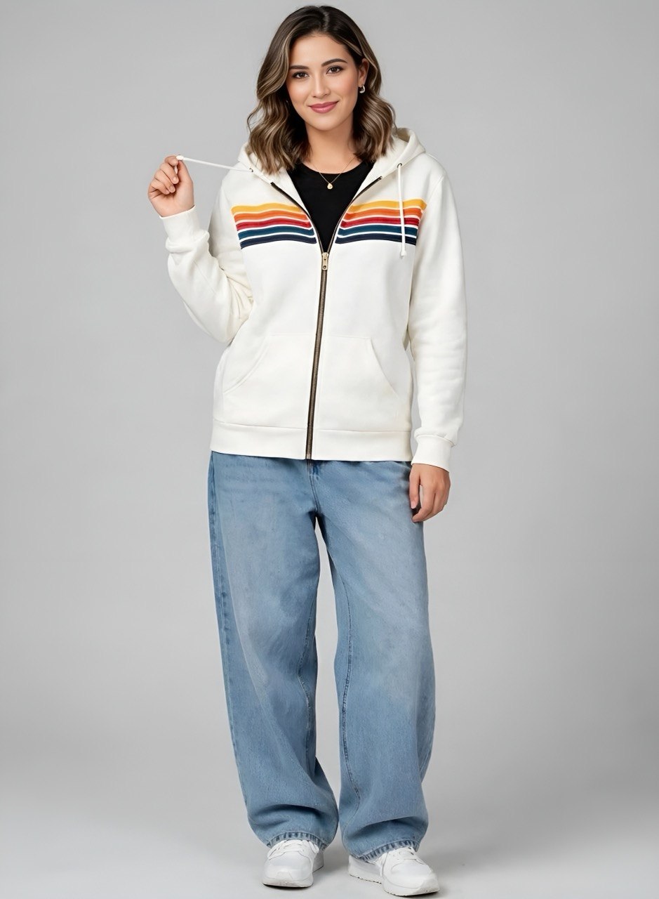 Chaqueta de Algodón Arcoíris