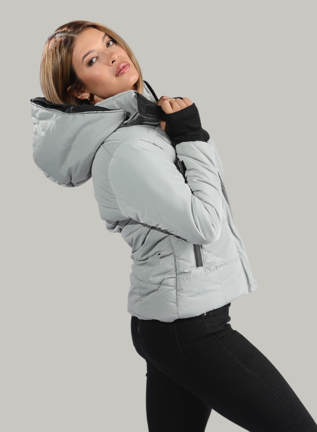 Chaqueta acolchada fearless con guantes ajustables INOLVIDABLE