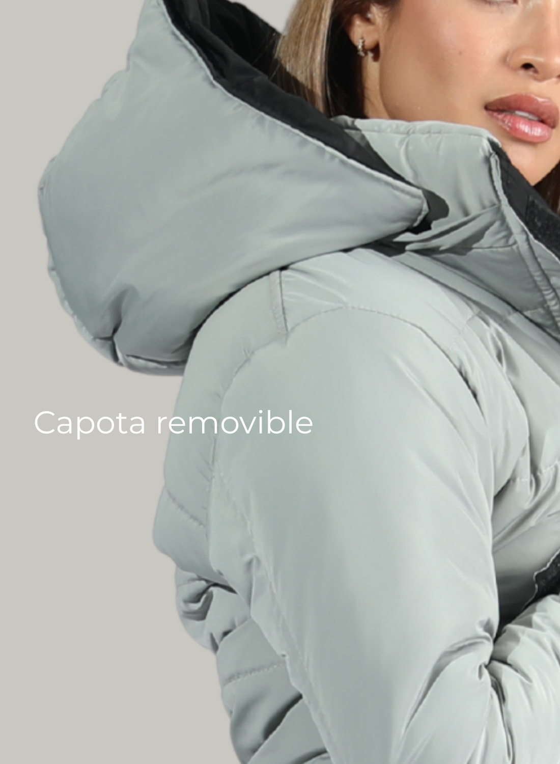 Chaqueta acolchada fearless con guantes ajustables INOLVIDABLE