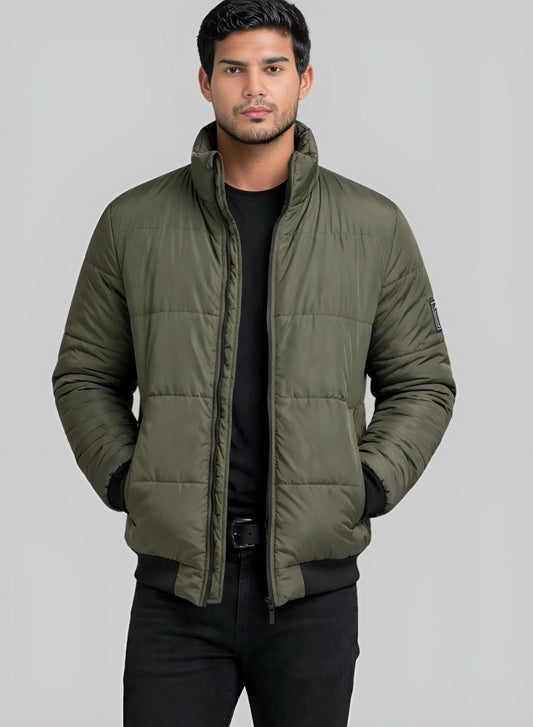 Chaqueta acolchada tipo bomber para hombre INOLVIDABLE