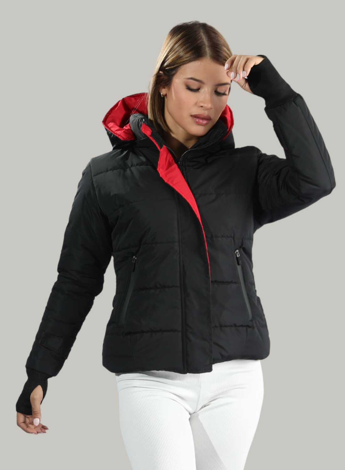 Chaqueta acolchada fearless con guantes ajustables INOLVIDABLE