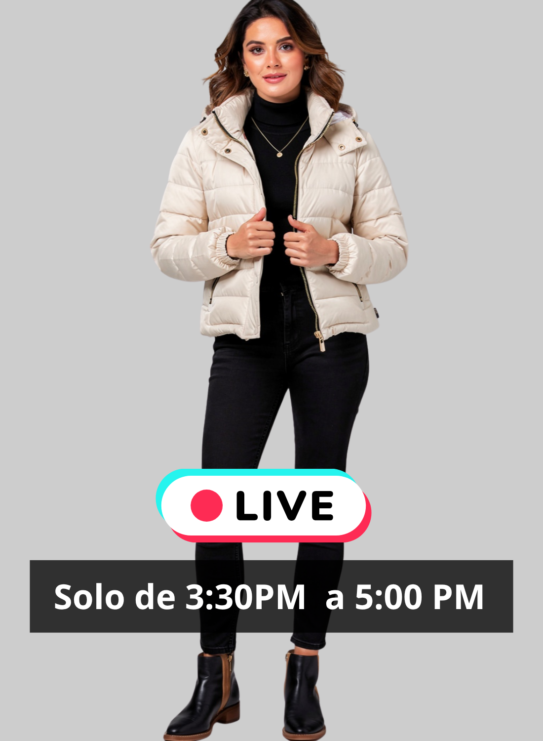 Chaqueta corta Marfil Royal