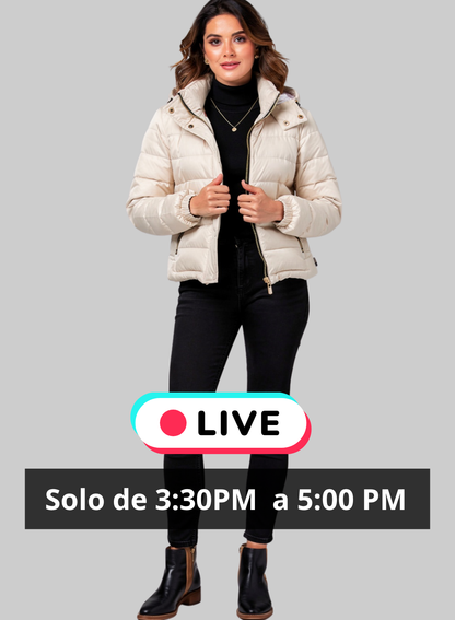 Chaqueta corta Marfil Royal