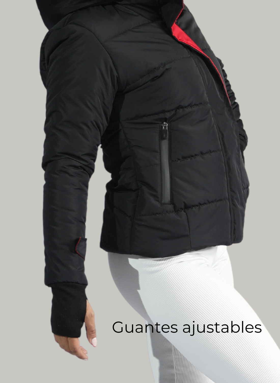 Chaqueta acolchada fearless con guantes ajustables INOLVIDABLE