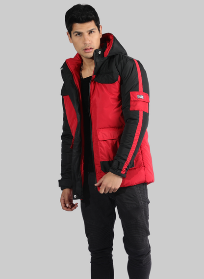 Gaban parka acolchado bicolor para hombre INOLVIDABLE