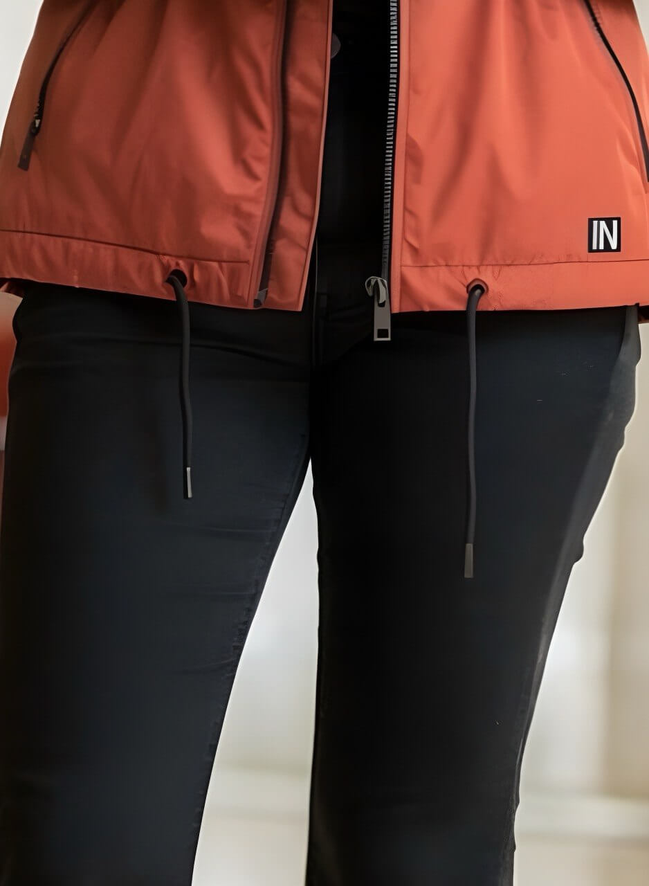 Chaqueta ligera terracota aurora para mujer INOLVIDABLE