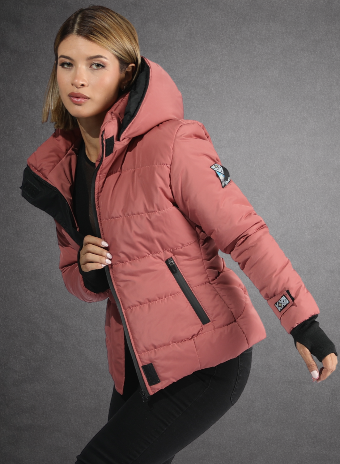 Chaqueta acolchada fearless con guantes ajustables INOLVIDABLE