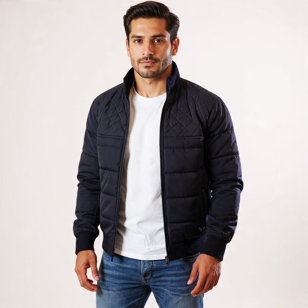 Chaqueta acolchada azul clasic para hombre INOLVIDABLE