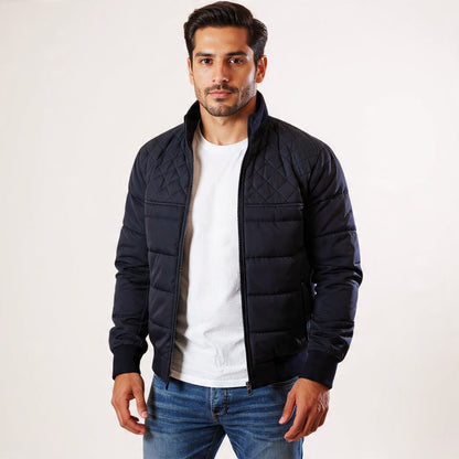 Chaqueta acolchada azul clasic para hombre INOLVIDABLE