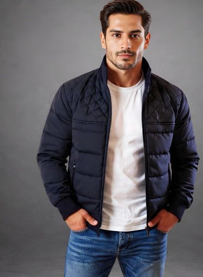 Chaqueta acolchada azul clasic para hombre INOLVIDABLE