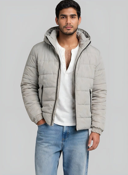 Chaqueta acolchada gris claro para hombre EMPORIA INOLVIDABLE