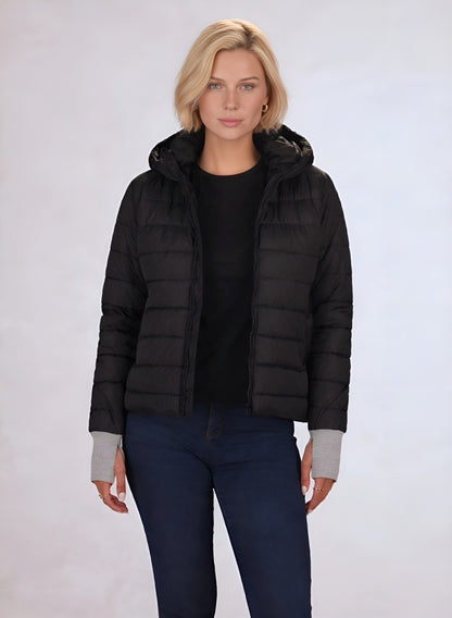 chaqueta acolchada con guantes ajustables para mujer INOLVIDABLE