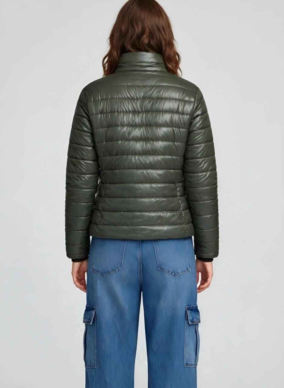 Chaqueta acolchada semibrillante para mujer INOLVIDABLE