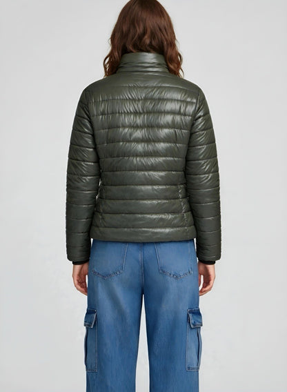 Chaqueta acolchada semibrillante para mujer INOLVIDABLE
