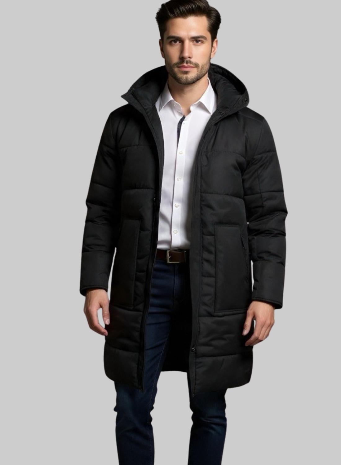 Gaban largo acolchado para hombre INOLVIDABLE