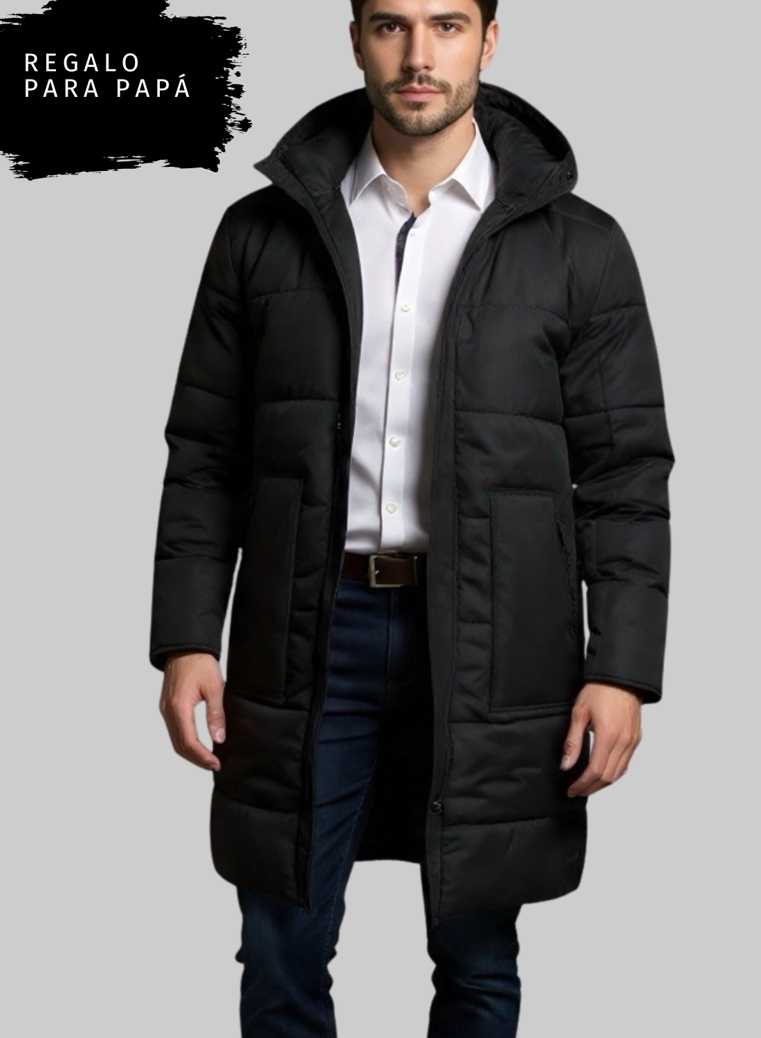 Gaban largo acolchado para hombre INOLVIDABLE