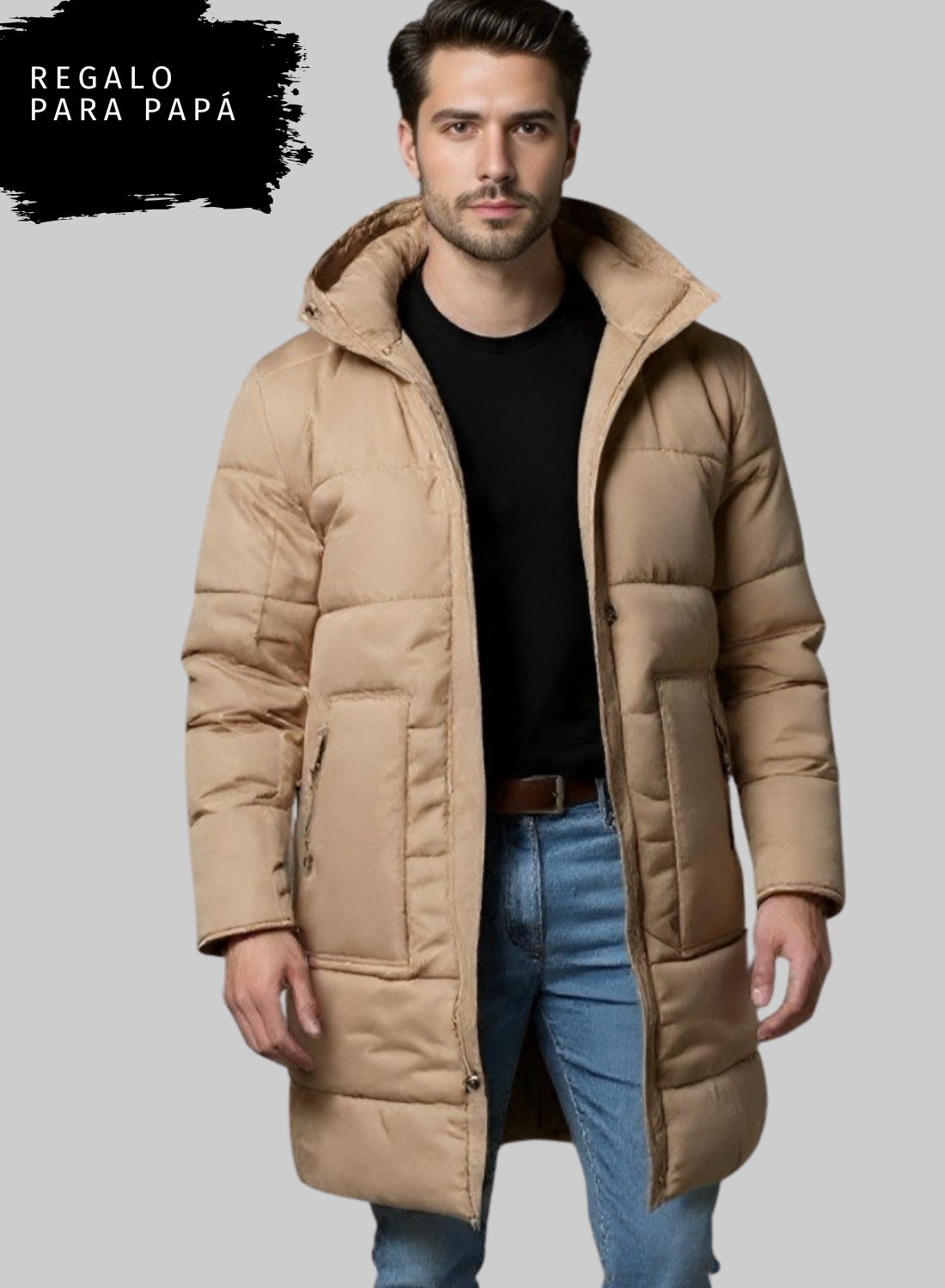 Gaban largo acolchado para hombre INOLVIDABLE