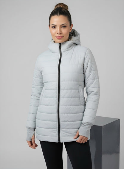 Gaban largo acolchado con guantes ajustables para mujer INOLVIDABLE