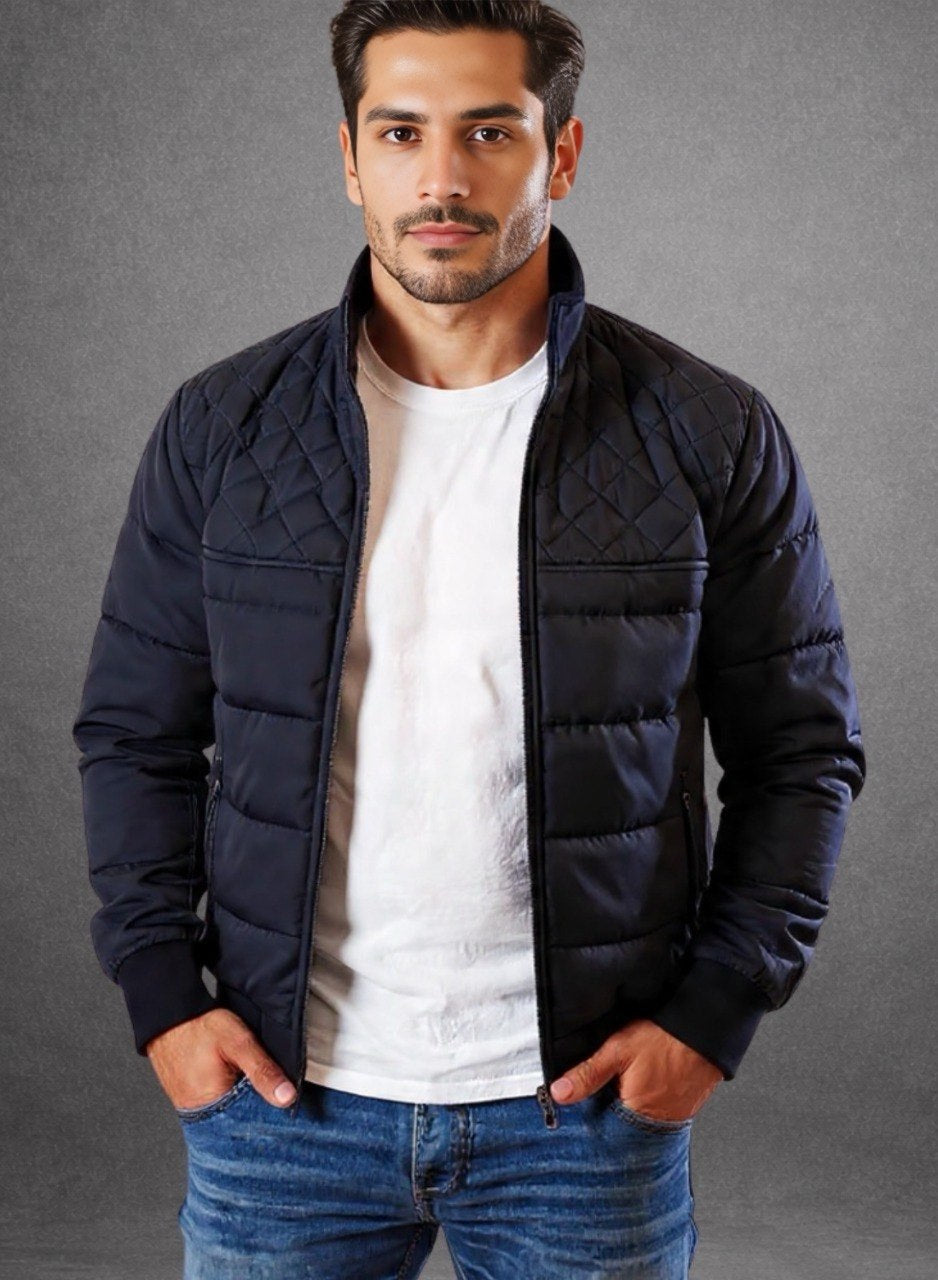 Chaqueta acolchada azul clasic para hombre INOLVIDABLE