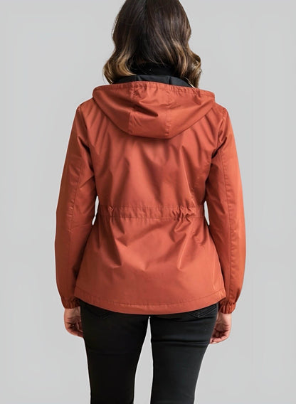 Chaqueta ligera terracota aurora para mujer INOLVIDABLE