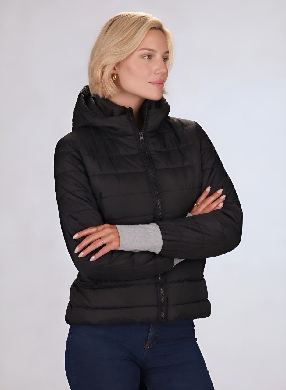 chaqueta acolchada con guantes ajustables para mujer INOLVIDABLE