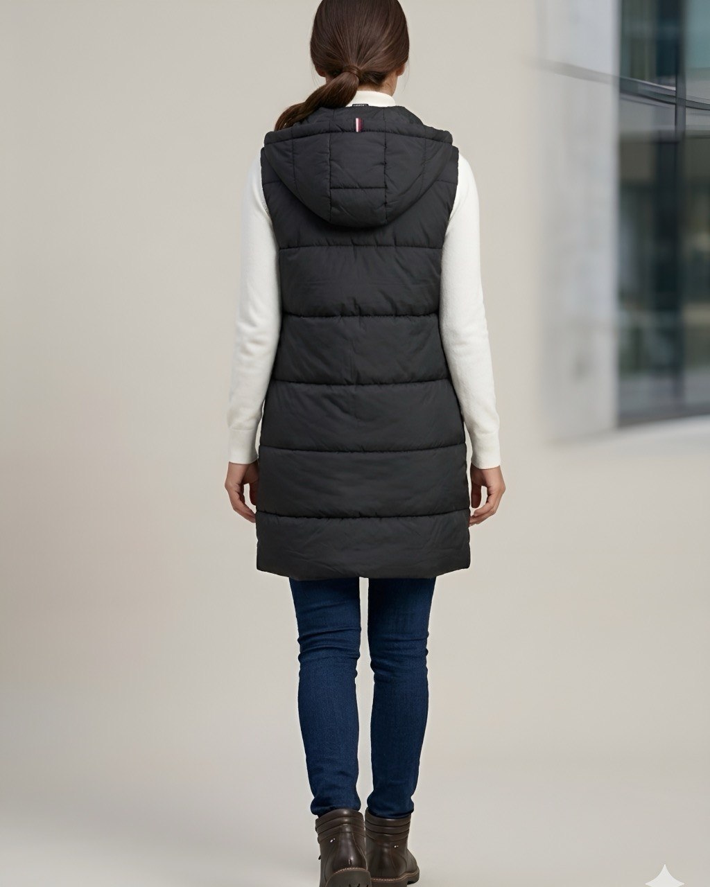 Chaleco largo acolchado para mujer INOLVIDABLE