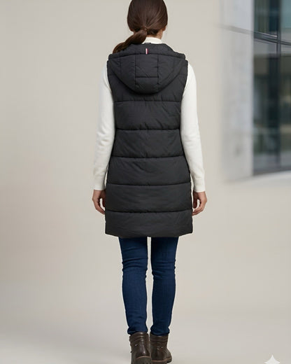 Chaleco largo acolchado para mujer INOLVIDABLE