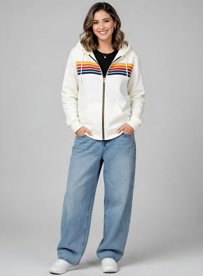 Chaqueta de Algodón Arcoíris