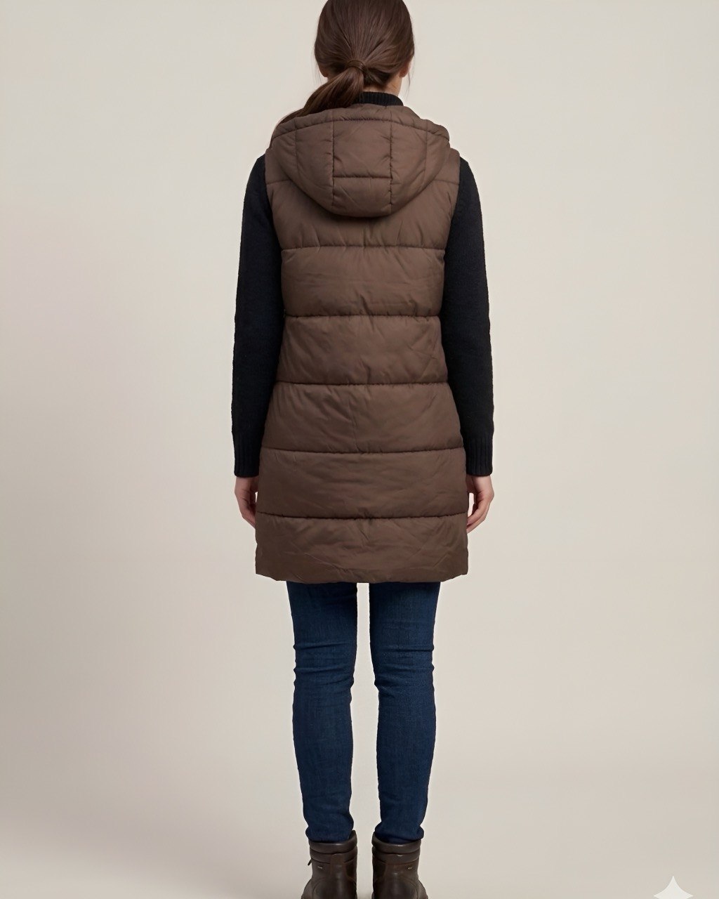 Chaleco largo acolchado para mujer INOLVIDABLE