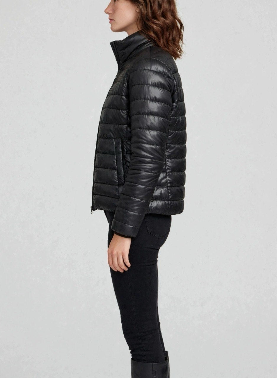 Chaqueta acolchada semibrillante para mujer INOLVIDABLE
