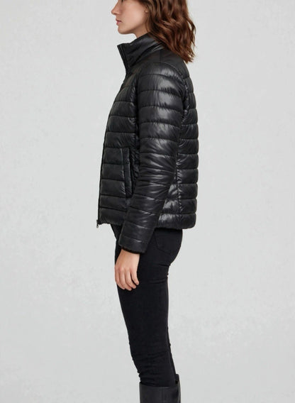 Chaqueta acolchada semibrillante para mujer INOLVIDABLE