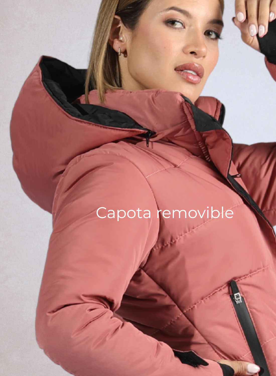 Chaqueta acolchada fearless con guantes ajustables INOLVIDABLE
