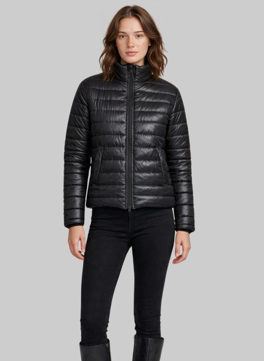 Chaqueta acolchada semibrillante para mujer INOLVIDABLE