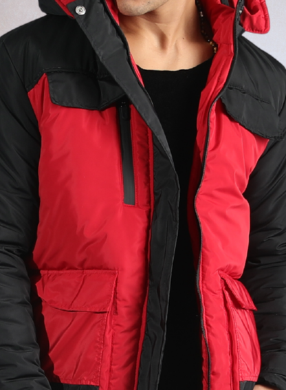 Gaban parka acolchado bicolor para hombre INOLVIDABLE