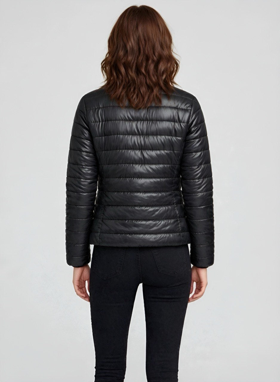 Chaqueta acolchada semibrillante para mujer INOLVIDABLE