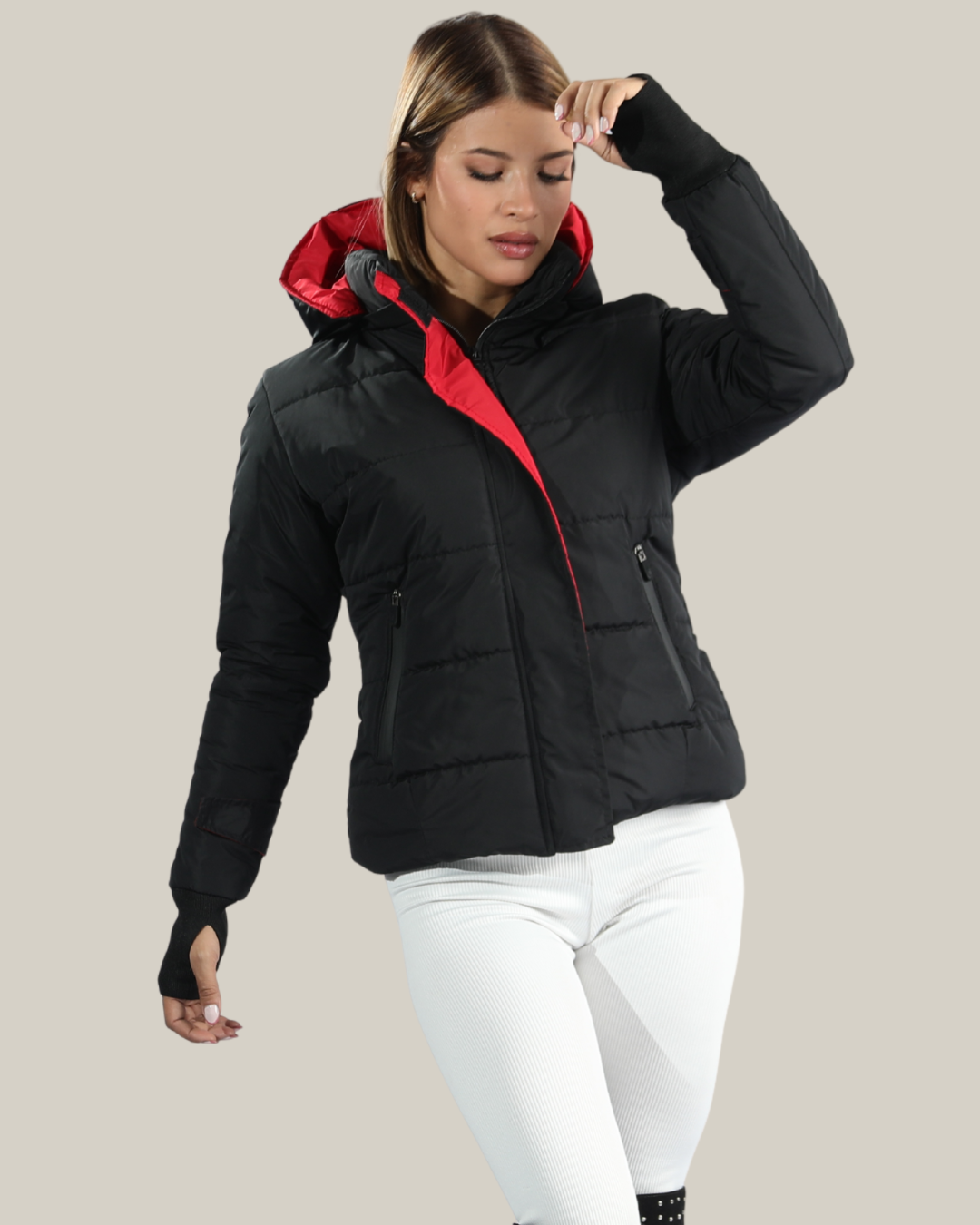 Chaqueta acolchada fearless con guantes ajustables INOLVIDABLE