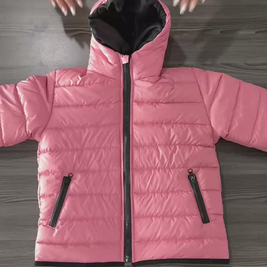 Chaqueta acolchada para niña blush INOLVIDABLE