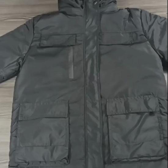 Gaban parka acolchado bicolor para hombre INOLVIDABLE