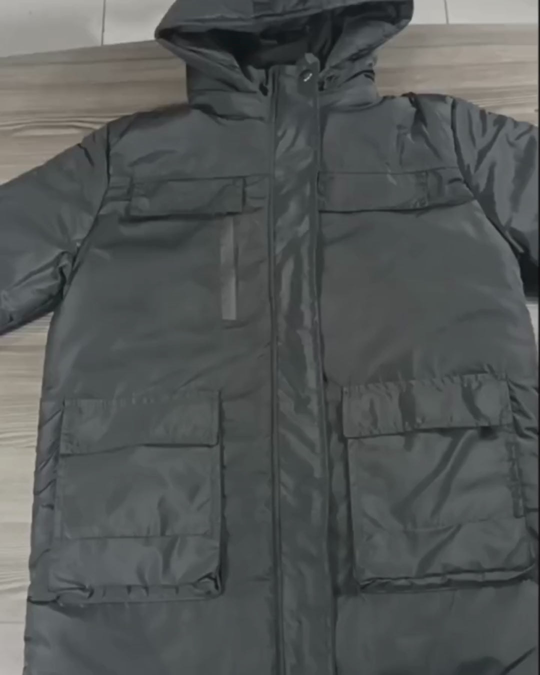 Gaban parka acolchado bicolor para hombre INOLVIDABLE
