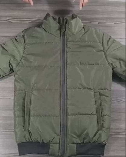 Chaqueta acolchada tipo bomber para hombre INOLVIDABLE