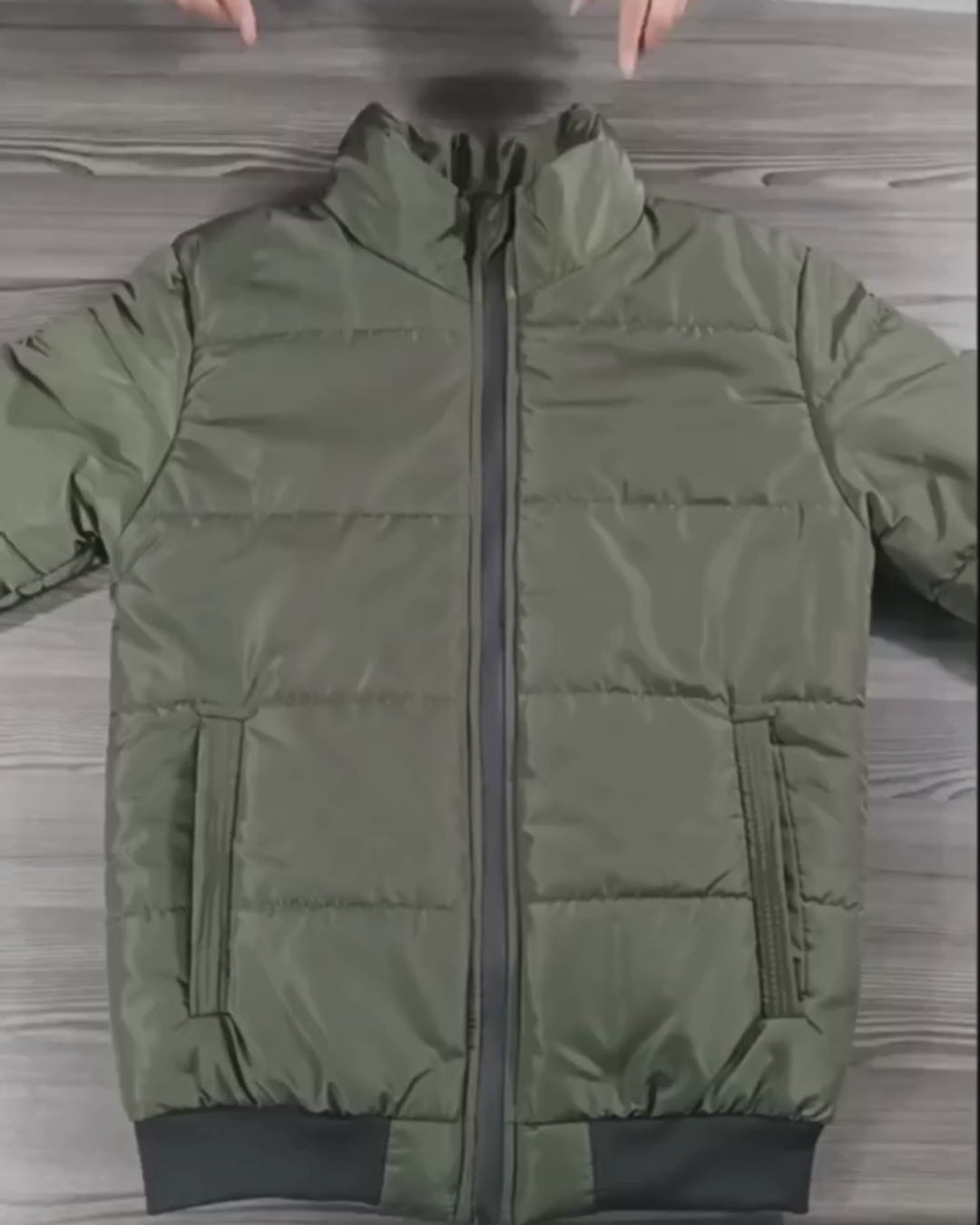 Chaqueta acolchada tipo bomber para hombre INOLVIDABLE