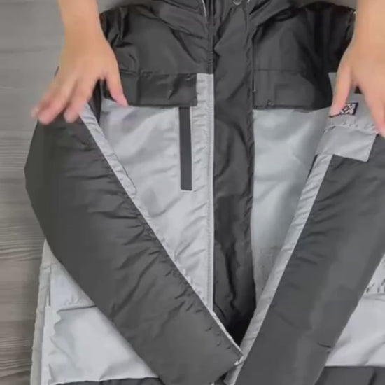 Gaban parka acolchado bicolor para hombre INOLVIDABLE