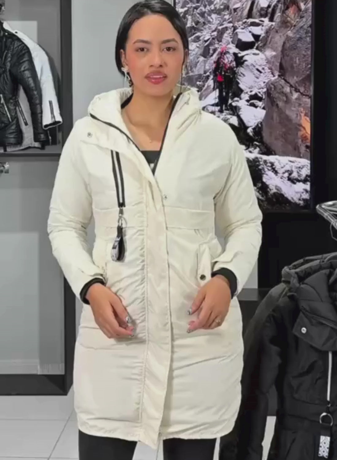 Gaban Parka doble faz para mujer INOLVIDABLE
