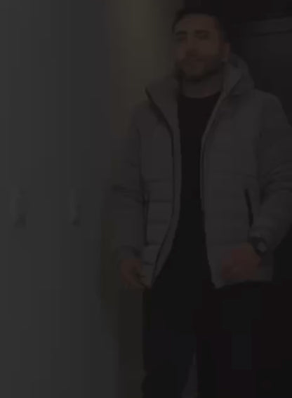 Chaqueta acolchada gris claro para hombre EMPORIA INOLVIDABLE